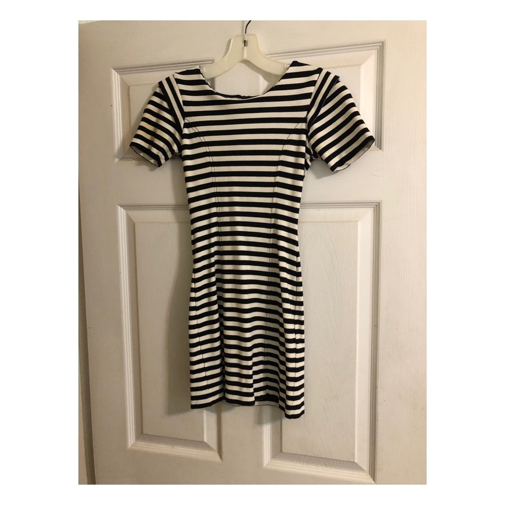 French Connection striped party dress